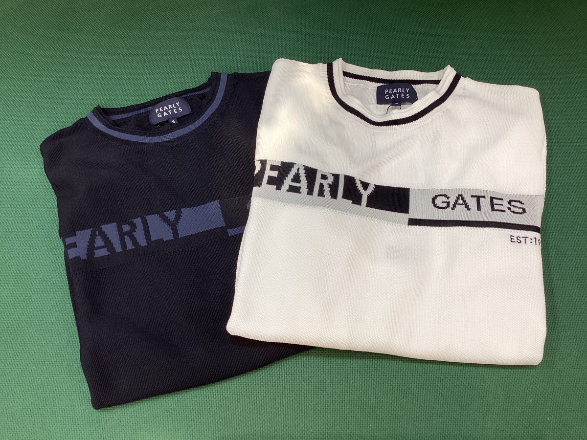 PEARLY GATES ロゴサマーニット