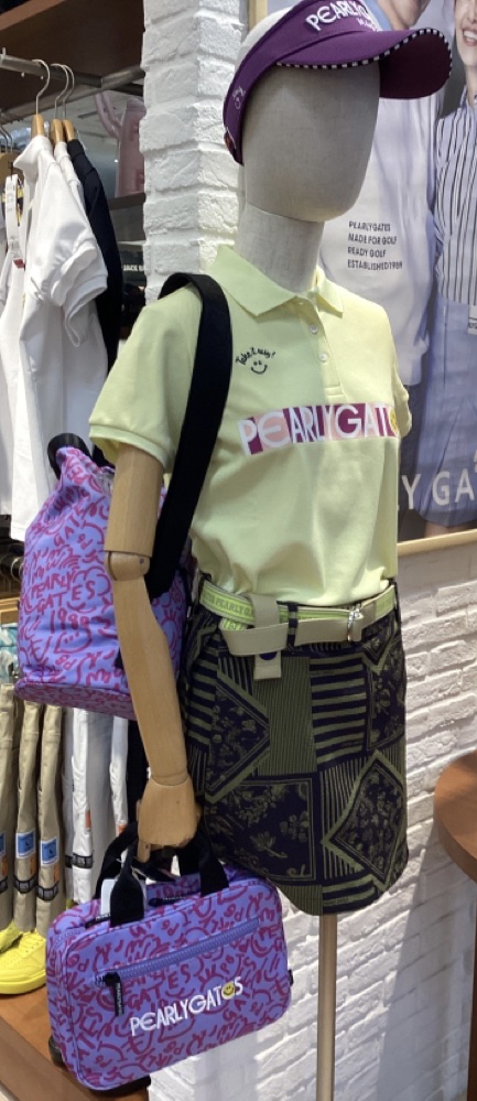 PEARLY GATES カラフルボア ミドルカットレディース22.5センチ PEARLY GATES LADY's